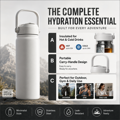 📢📢50% OFF !! ⏰Premium Stainless Steel Insulated Tumbler