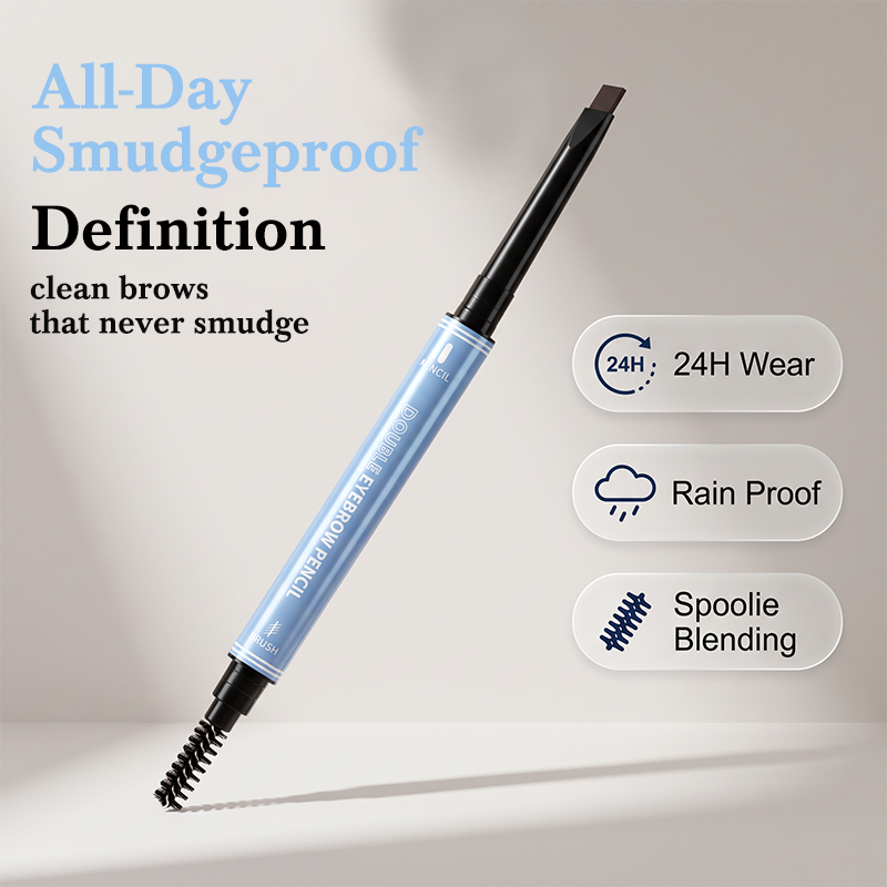 🥳2026 HOT SALE🥳💞50K+ SOLD!🔥♻️Double-Ended Waterproof Angled Eyebrow Pencil