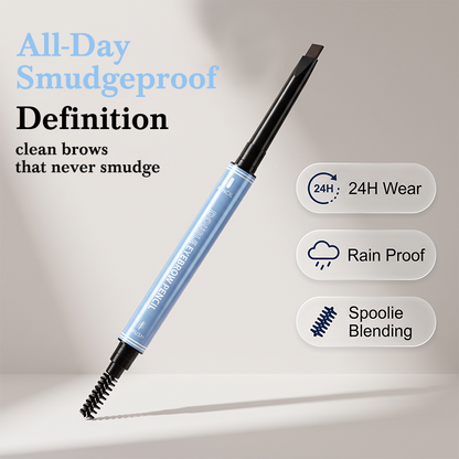 🥳2026 HOT SALE🥳💞50K+ SOLD!🔥♻️Double-Ended Waterproof Angled Eyebrow Pencil