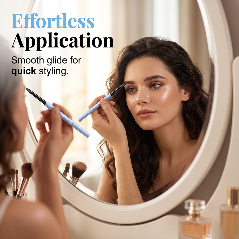 🥳2026 HOT SALE🥳💞50K+ SOLD!🔥♻️Double-Ended Waterproof Angled Eyebrow Pencil