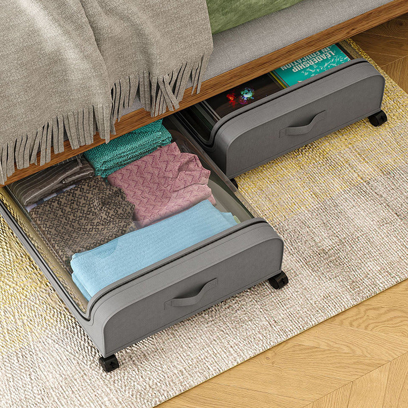 🔥HOT SALE 50% OFF🔥Large Capacity Under Bed Storage with Wheels & Lid