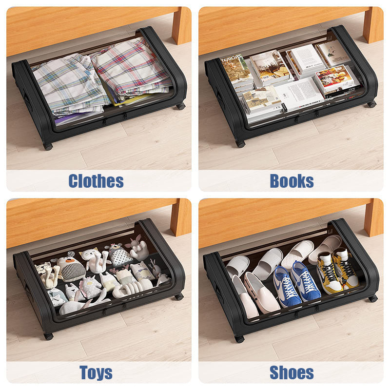 🔥HOT SALE 50% OFF🔥Large Capacity Under Bed Storage with Wheels & Lid