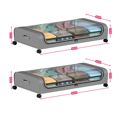🔥HOT SALE 50% OFF🔥Large Capacity Under Bed Storage with Wheels & Lid