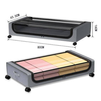 🔥HOT SALE 50% OFF🔥Large Capacity Under Bed Storage with Wheels & Lid