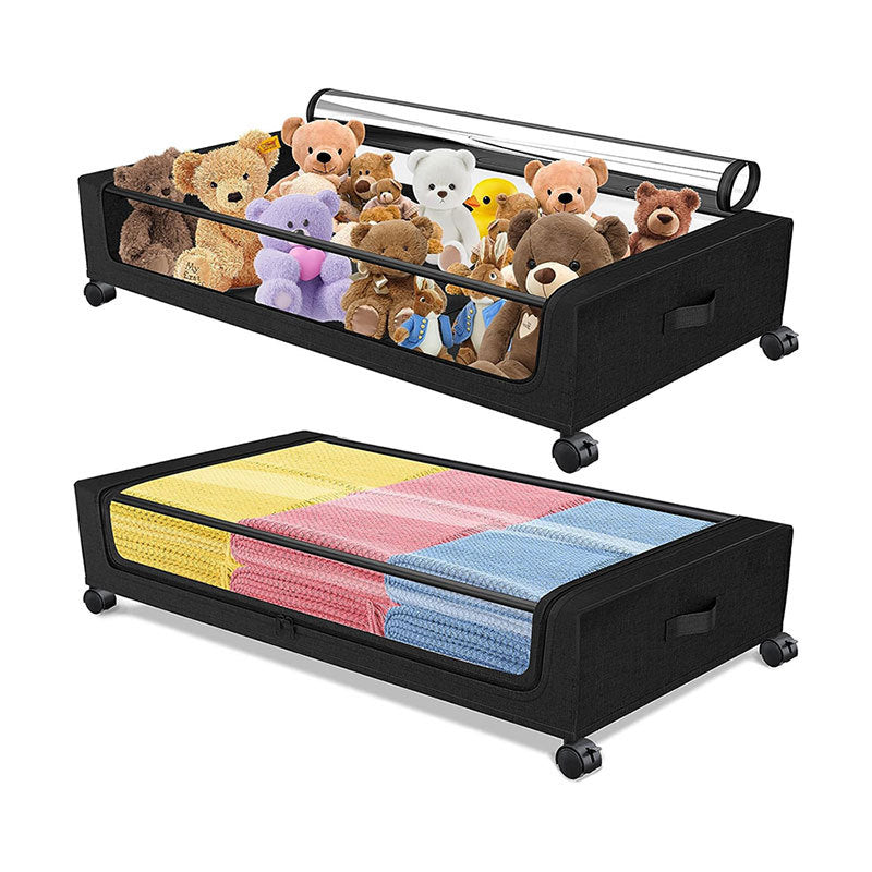🔥HOT SALE 50% OFF🔥Large Capacity Under Bed Storage with Wheels & Lid