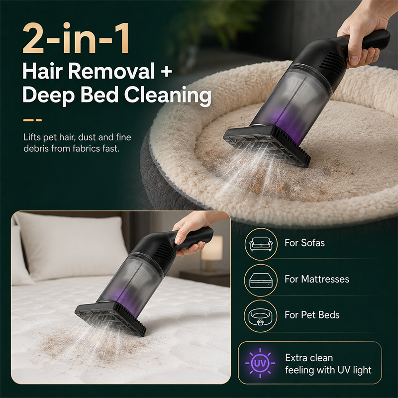⏳LAST DAY SALE!!🌿Handheld Cordless Mattress Vacuum Cleaner