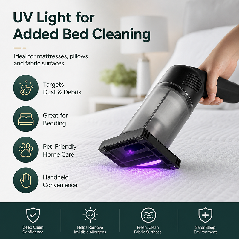 ⏳LAST DAY SALE!!🌿Handheld Cordless Mattress Vacuum Cleaner