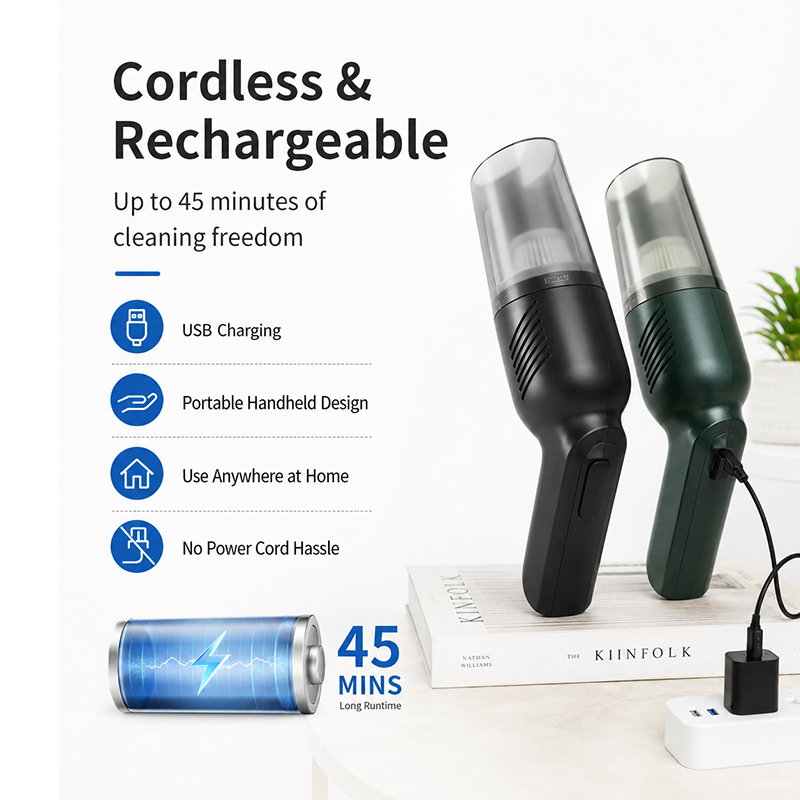 ⏳LAST DAY SALE!!🌿Handheld Cordless Mattress Vacuum Cleaner