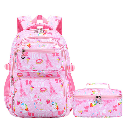 📢📢50% OFF !! ⏰💯Girls' Cute Multi-Pocket School Backpack