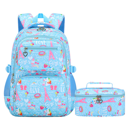 📢📢50% OFF !! ⏰💯Girls' Cute Multi-Pocket School Backpack