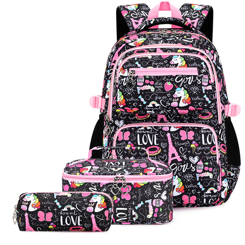 📢📢50% OFF !! ⏰💯Girls' Cute Multi-Pocket School Backpack