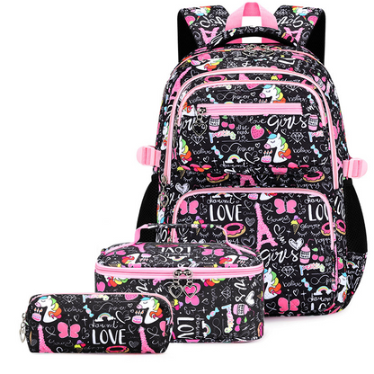 📢📢50% OFF !! ⏰💯Girls' Cute Multi-Pocket School Backpack