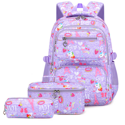 📢📢50% OFF !! ⏰💯Girls' Cute Multi-Pocket School Backpack