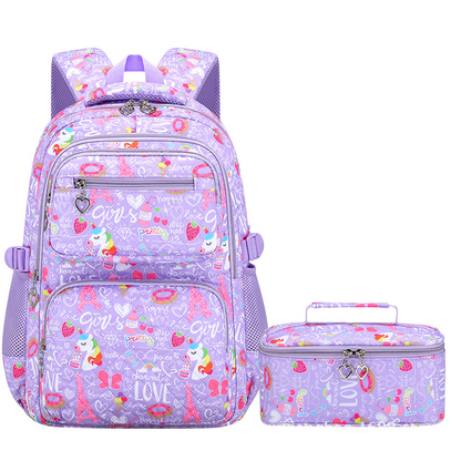 📢📢50% OFF !! ⏰💯Girls' Cute Multi-Pocket School Backpack