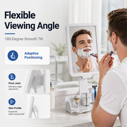 📢📢50% OFF !! ⏰LED Shower Mirror with Heated Anti-Fog for Shaving