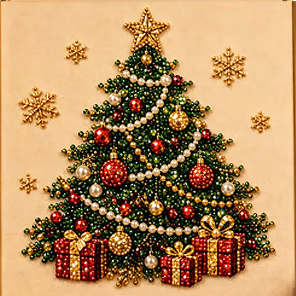 🎨💎Christmas Pearl & Rhinestone Painting Kit