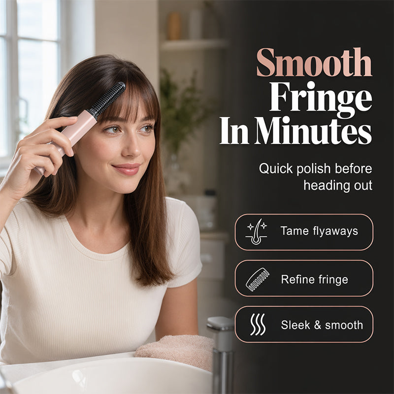 ⏳🔥LIMITED-TIME 50% OFF! ⏰✨ Portable Wireless Mini Hair Styler – Tame Flyaways & Frizz in Seconds – Perfect for Bang Touch-Ups On the Go! 💇‍♀️