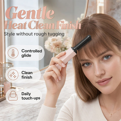 ⏳🔥LIMITED-TIME 50% OFF! ⏰✨ Portable Wireless Mini Hair Styler – Tame Flyaways & Frizz in Seconds – Perfect for Bang Touch-Ups On the Go! 💇‍♀️