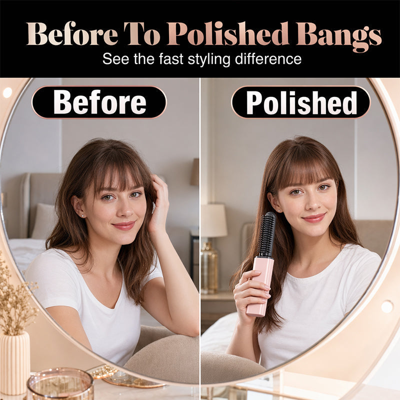 ⏳🔥LIMITED-TIME 50% OFF! ⏰✨ Portable Wireless Mini Hair Styler – Tame Flyaways & Frizz in Seconds – Perfect for Bang Touch-Ups On the Go! 💇‍♀️