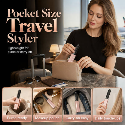 ⏳🔥LIMITED-TIME 50% OFF! ⏰✨ Portable Wireless Mini Hair Styler – Tame Flyaways & Frizz in Seconds – Perfect for Bang Touch-Ups On the Go! 💇‍♀️