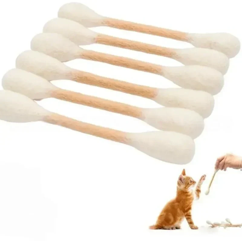 😺BORED CAT? FIX IT FAST!😺 Interactive Swab Toy – Premium Catnip, Durable Felt, Dental Care – Kicks, Chases & Pounces! 🐾