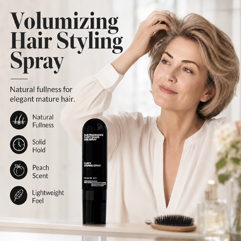 ⏳🔥LIMITED-TIME 50% OFF! ⏰🌟Peach-scented Volumizing & Setting Spray—for lightweight, bouncy hair and long-lasting hold.🍑