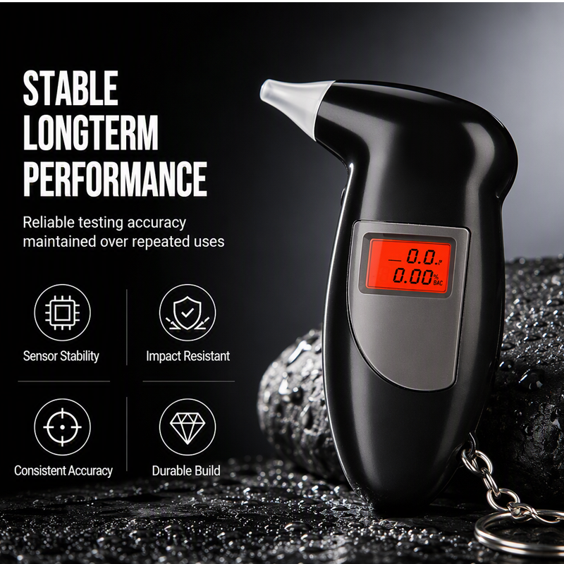 🔥 50% OFF 🔥 Portable Breathalyzer for Personal Use – Accurate BAC Tester with Rapid Response, Ergonomic Design, and Reliable ABS Build – Ideal for Responsible Drinking
