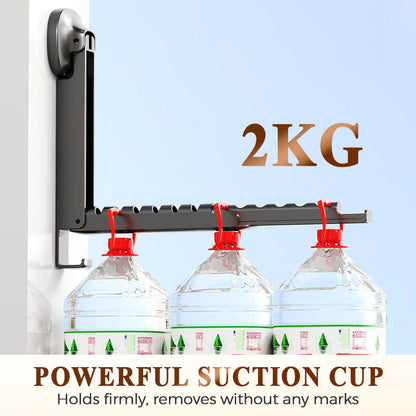 📢📢50% OFF !! ⏰Suction Cup Extendable Folding Drying Rack