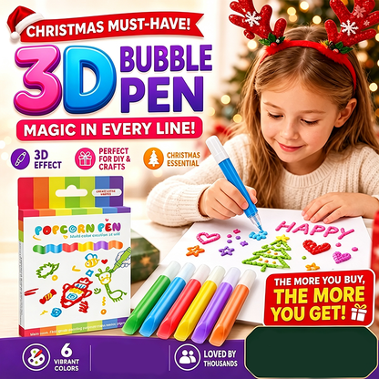 📢📢50% OFF !! ⏰3D Puffy Paint Pens for Kids