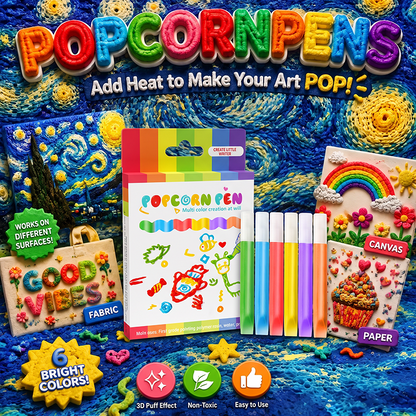 📢📢50% OFF !! ⏰3D Puffy Paint Pens for Kids