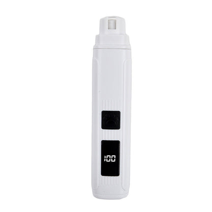 🐾 Electric Pet Nail Grinder with LED Power Display💡 Low Noise Painless Dog Cat Paw Grooming