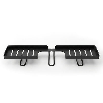 🥳2026 HOT SALE🥳💞50% OFF!✨ 💝Steel Folding Storage Rack—A storage rack that requires no drilling and can be mounted above a faucet, featuring adjustable brackets for smooth drainage and easy cleaning with a damp cloth
