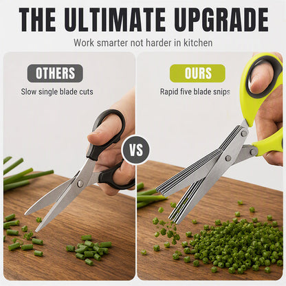 📢📢50% OFF !! ⏰Multi-Layer Stainless Steel Kitchen Scissors