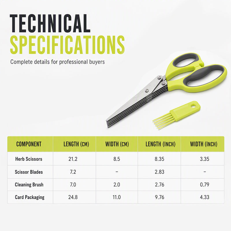 📢📢50% OFF !! ⏰Multi-Layer Stainless Steel Kitchen Scissors