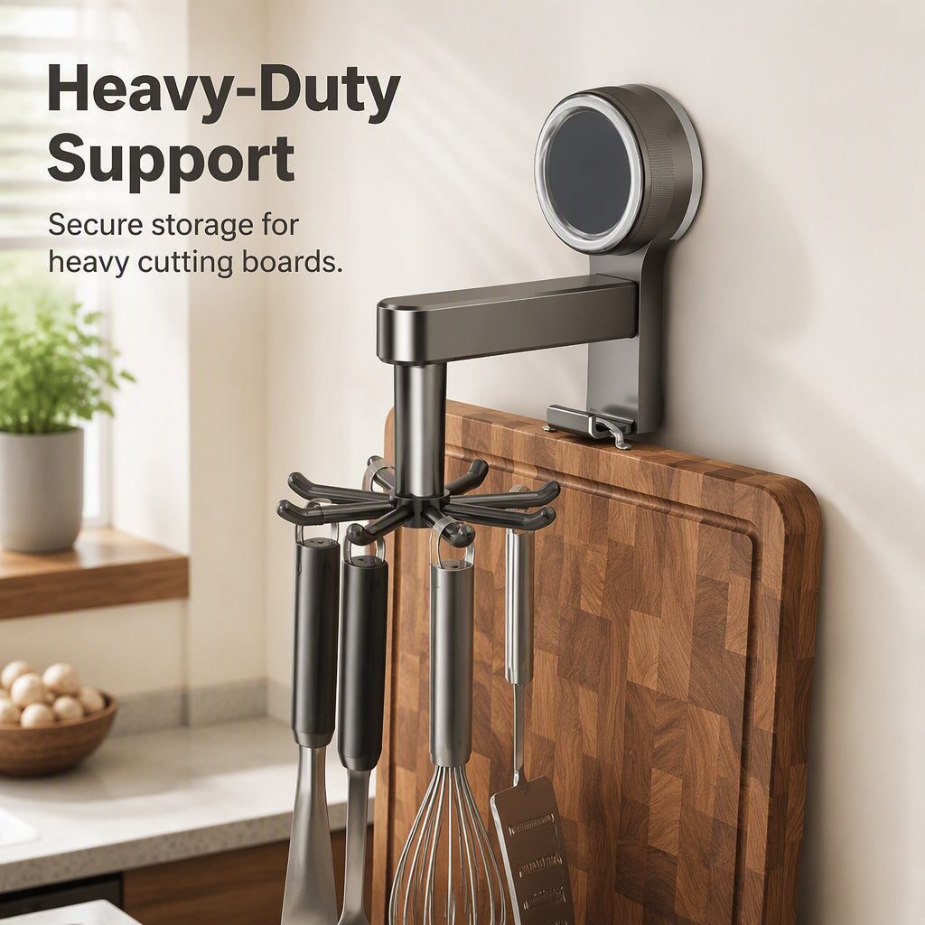 📢📢50% OFF !! ⏰Rotating Suction Cup Kitchen Hook