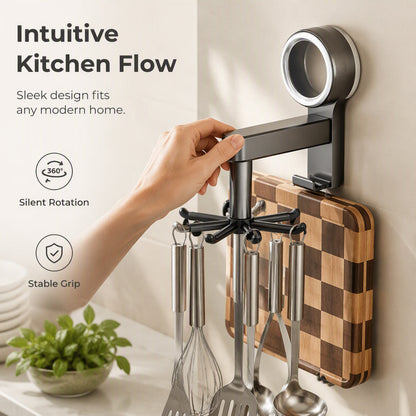 📢📢50% OFF !! ⏰Rotating Suction Cup Kitchen Hook