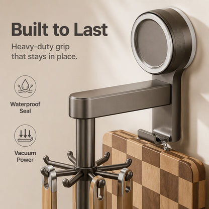 📢📢50% OFF !! ⏰Rotating Suction Cup Kitchen Hook