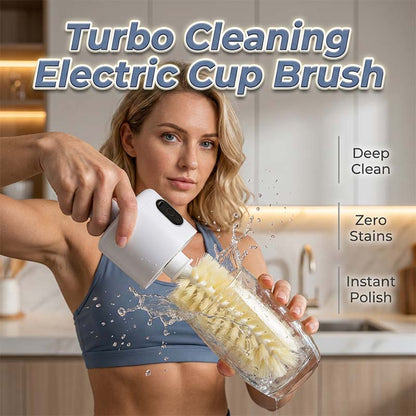 📢📢50% OFF !! ⏰Electric Rotary Cup Brush with Suction Base