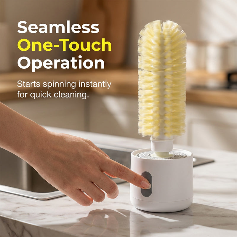📢📢50% OFF !! ⏰Electric Rotary Cup Brush with Suction Base