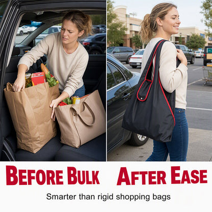 📢📢50% OFF !! ⏰Large Capacity Foldable Reusable Shopping Bag