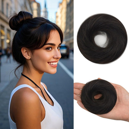 🎀Buy 2 Get 1 Free🔥Instant Color Hair Bun Extension – Voluminous Hair Scrunchie