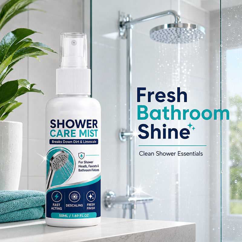 ⏳🏆LAST DAY SALE 🚿✨Fast-Acting Shower Limescale Remover Spray – Dissolves stubborn mineral deposits & hard water stains. Restores water flow & shine – just spray & wipe! 🧼💪