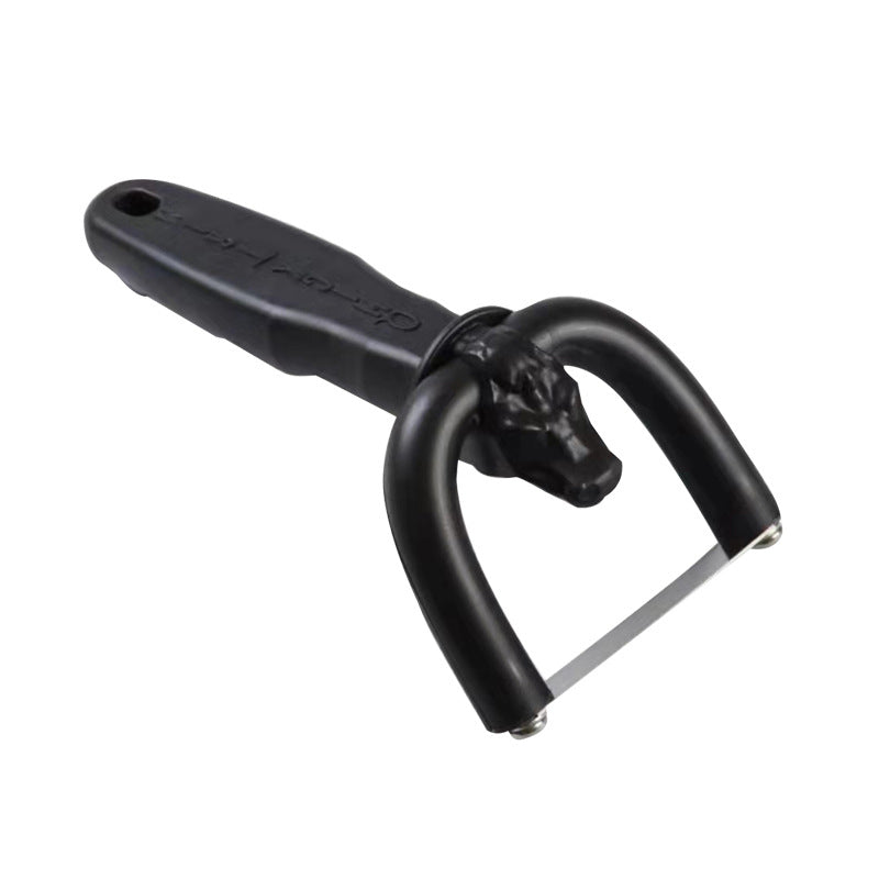 💞50K+ SOLD! 🥩🔪 50% OFF! Handheld Fat Trimmer for Beef & Pork – U-shaped curved holder targets surface fat without wasting lean meat. Stainless steel blade, ergonomic grip – prep like a pro! 🧑‍🍳✨