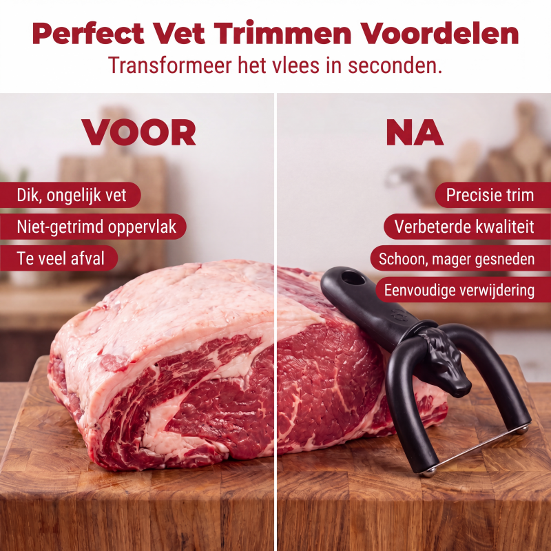 💞50K+ SOLD! 🥩🔪 50% OFF! Handheld Fat Trimmer for Beef & Pork – U-shaped curved holder targets surface fat without wasting lean meat. Stainless steel blade, ergonomic grip – prep like a pro! 🧑‍🍳✨