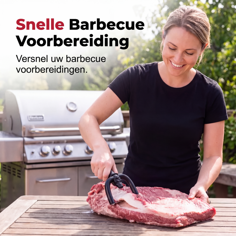 💞50K+ SOLD! 🥩🔪 50% OFF! Handheld Fat Trimmer for Beef & Pork – U-shaped curved holder targets surface fat without wasting lean meat. Stainless steel blade, ergonomic grip – prep like a pro! 🧑‍🍳✨