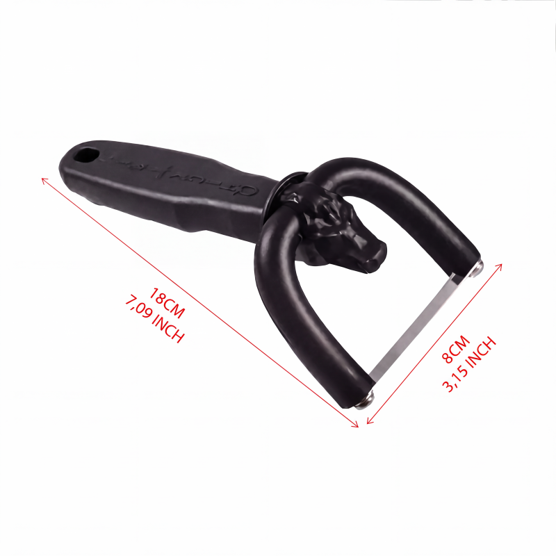 💞50K+ SOLD! 🥩🔪 50% OFF! Handheld Fat Trimmer for Beef & Pork – U-shaped curved holder targets surface fat without wasting lean meat. Stainless steel blade, ergonomic grip – prep like a pro! 🧑‍🍳✨