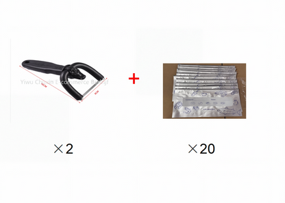 💞50K+ SOLD! 🥩🔪 50% OFF! Handheld Fat Trimmer for Beef & Pork – U-shaped curved holder targets surface fat without wasting lean meat. Stainless steel blade, ergonomic grip – prep like a pro! 🧑‍🍳✨