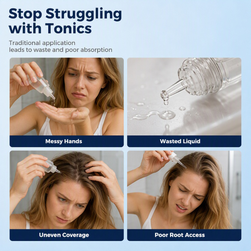 📢📢50% OFF !! ⏰Transparent Hair Oil Applicator Comb