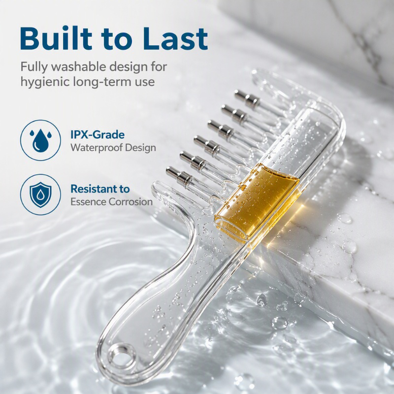 📢📢50% OFF !! ⏰Transparent Hair Oil Applicator Comb