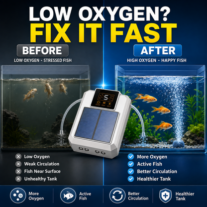 📢📢50% OFF !! ⏰Portable Aquarium Oxygen Pump